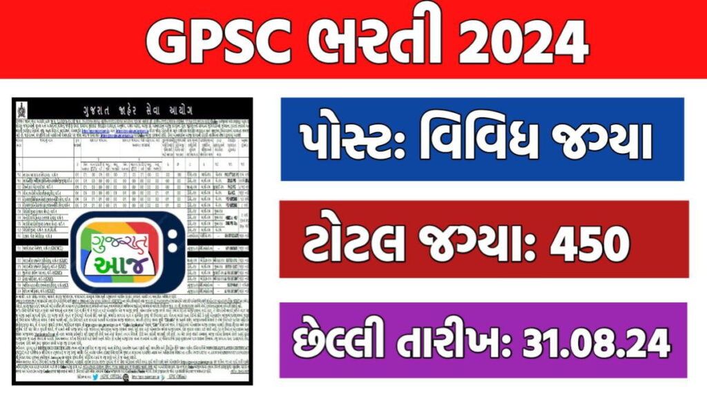 GPSC Recruitment 2024