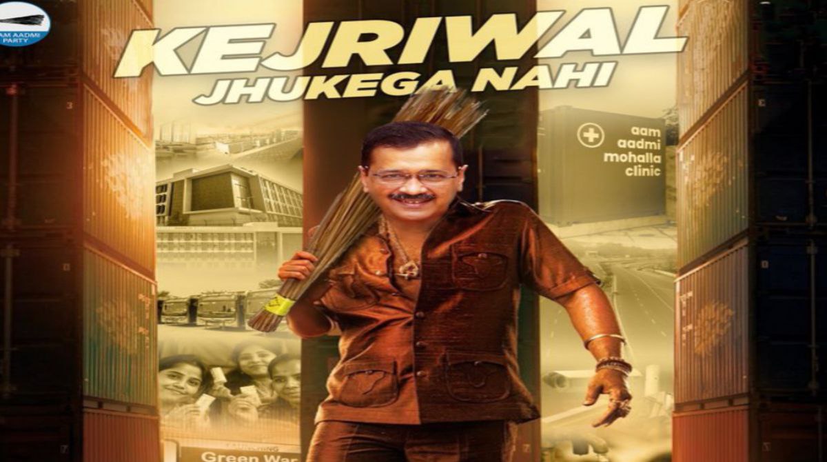 Kejriwal Pushpa Poster