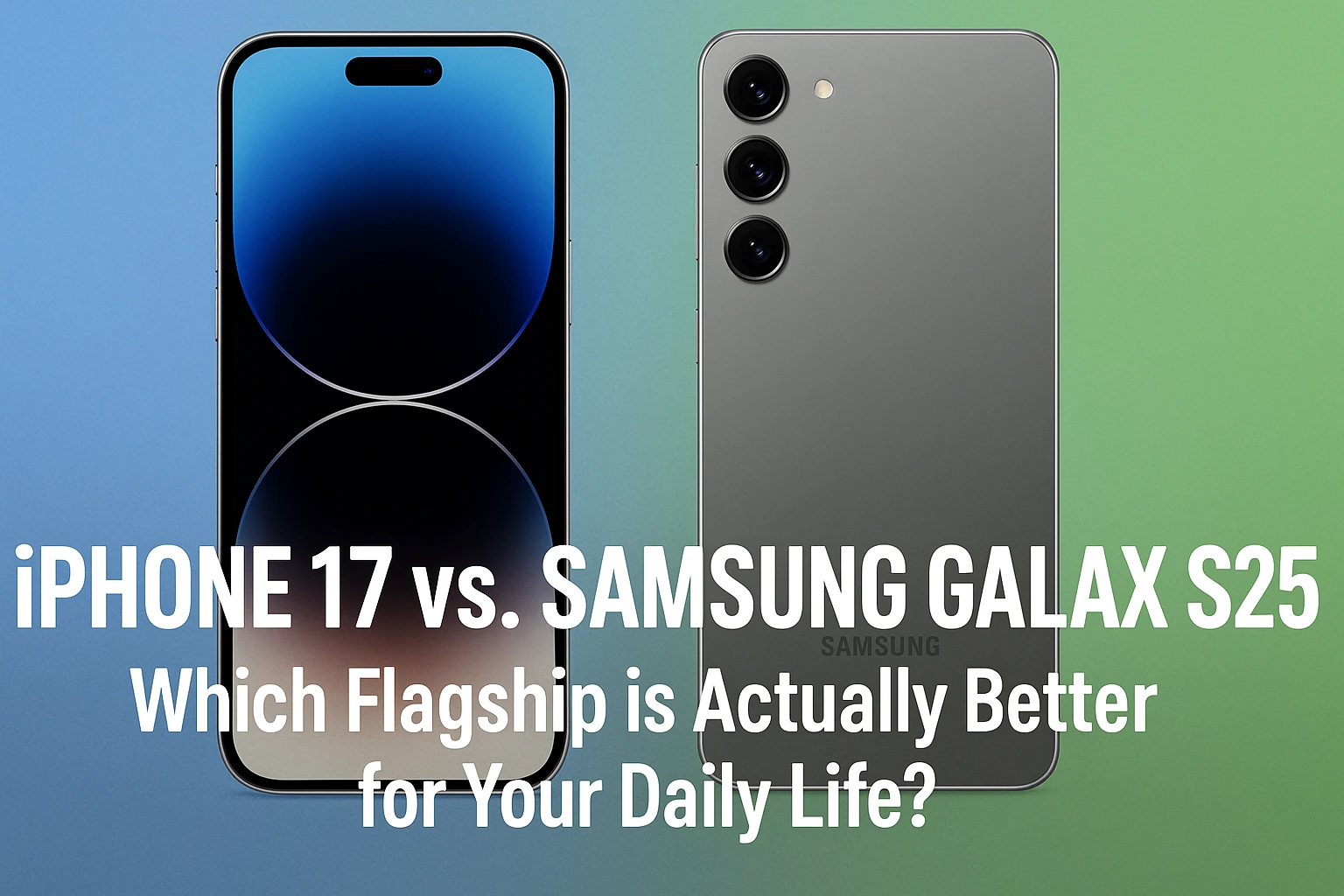 iPhone 17 vs. Samsung Galaxy S25: Which Flagship is Actually Better for Your Daily Life?